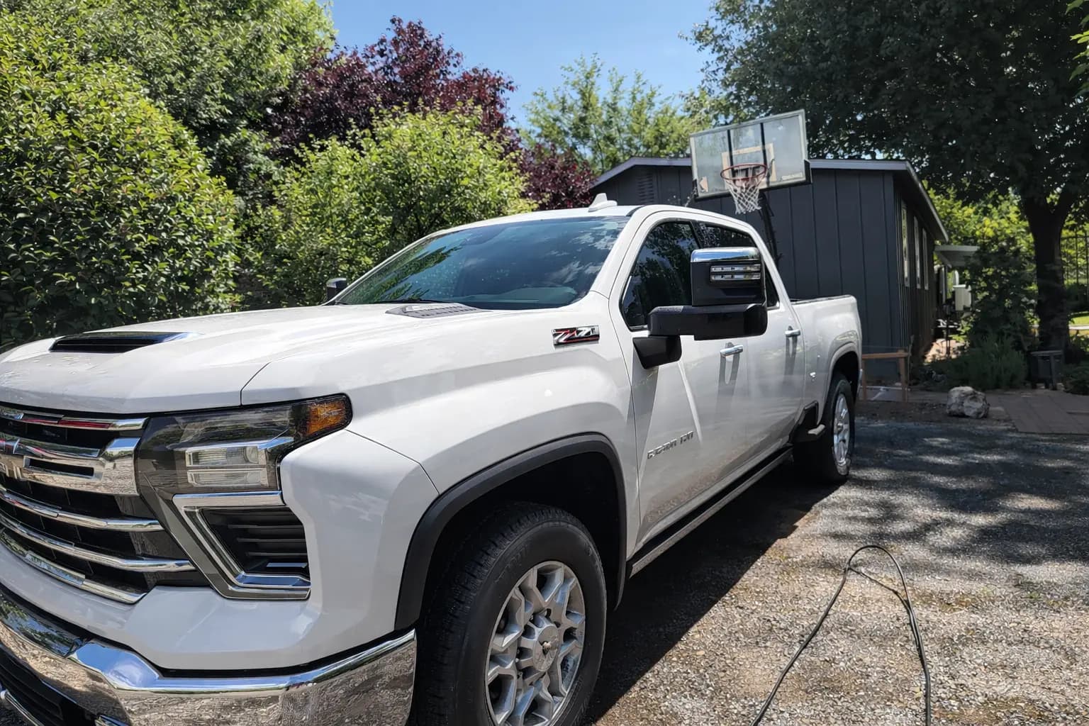 Exterior detailing after